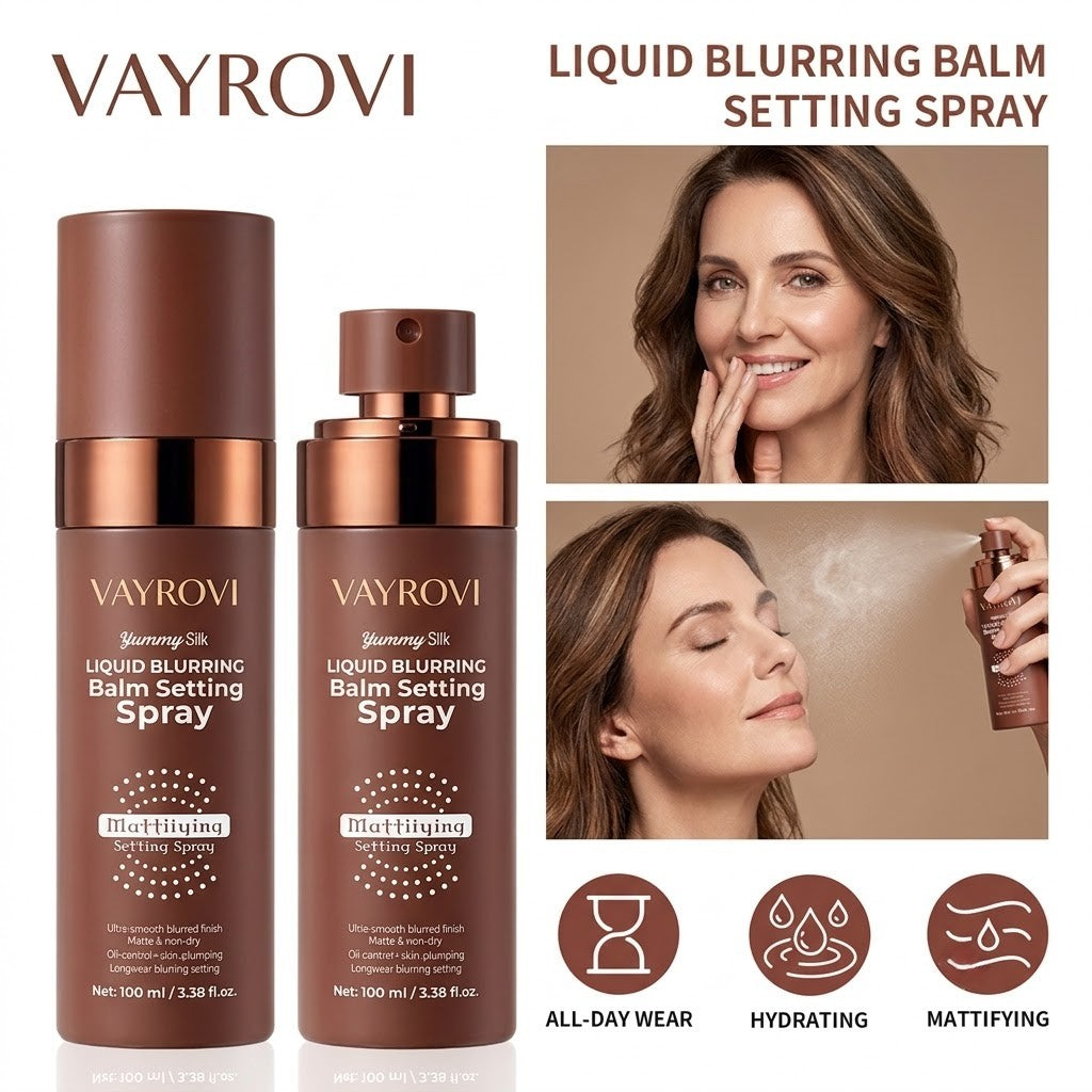 Vayrovi Waterproof Setting Spray – 24 Hour Long Lasting Fix