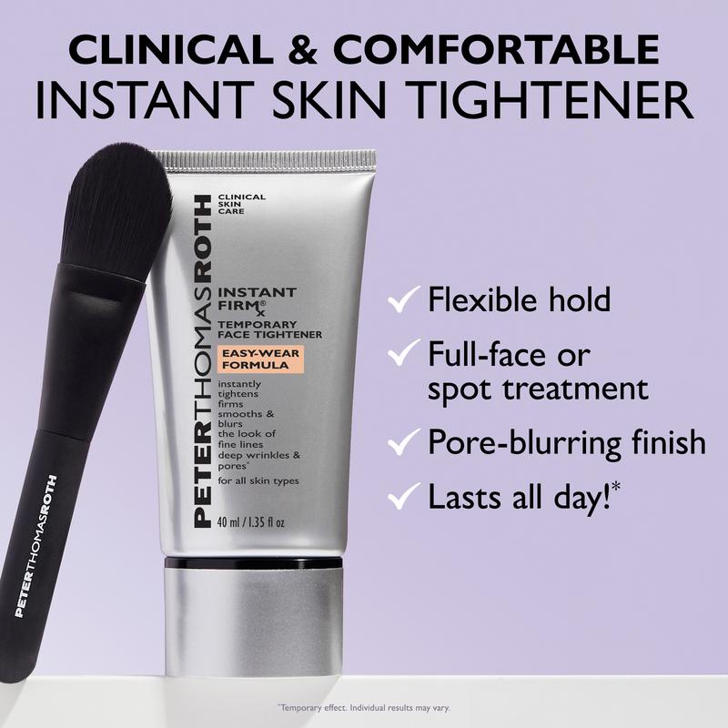 Instant face tightener with flexible hold and pore blurring finish